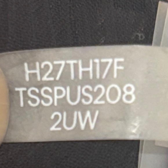 Tommy Hilfiger Brown Houndstooth Ruffle Tie Neck Long Sleeve Blouse size Large - Picture 6 of 11